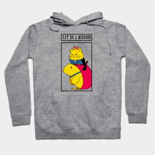 CAT ON A MISSION Hoodie